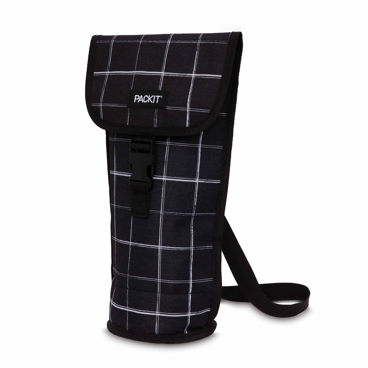 freezable-wine-bag-v3 freezable-wine-bag-black-grid-angled-left.jpg