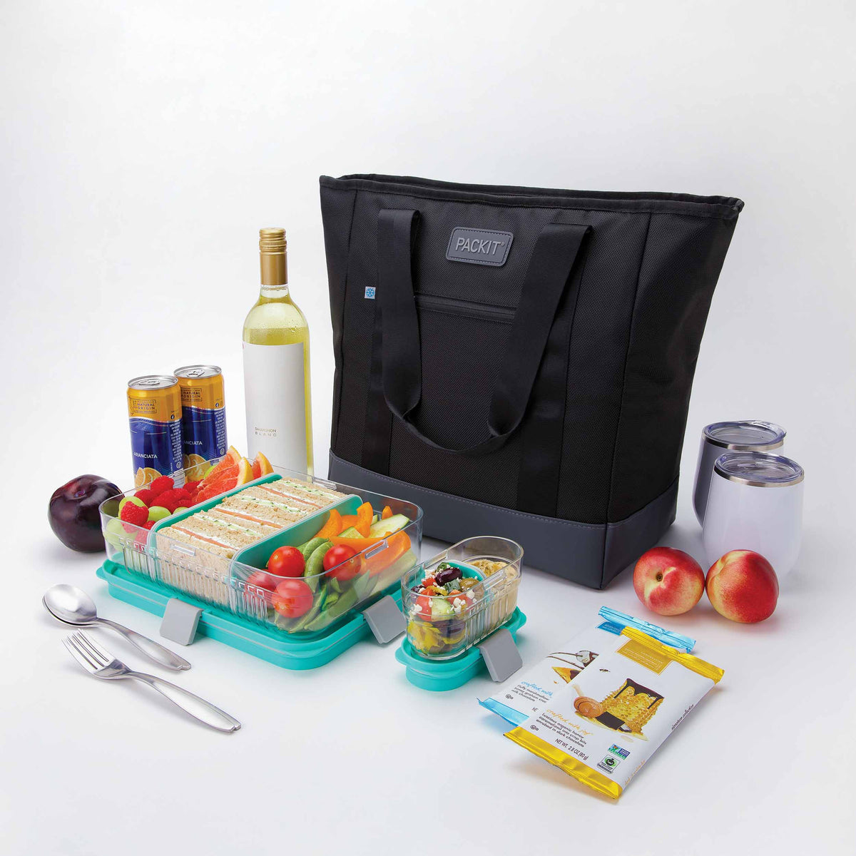 freezable-carry-tote-f9 freezable-carry-tote-black-gray-food-combo-angled.jpg