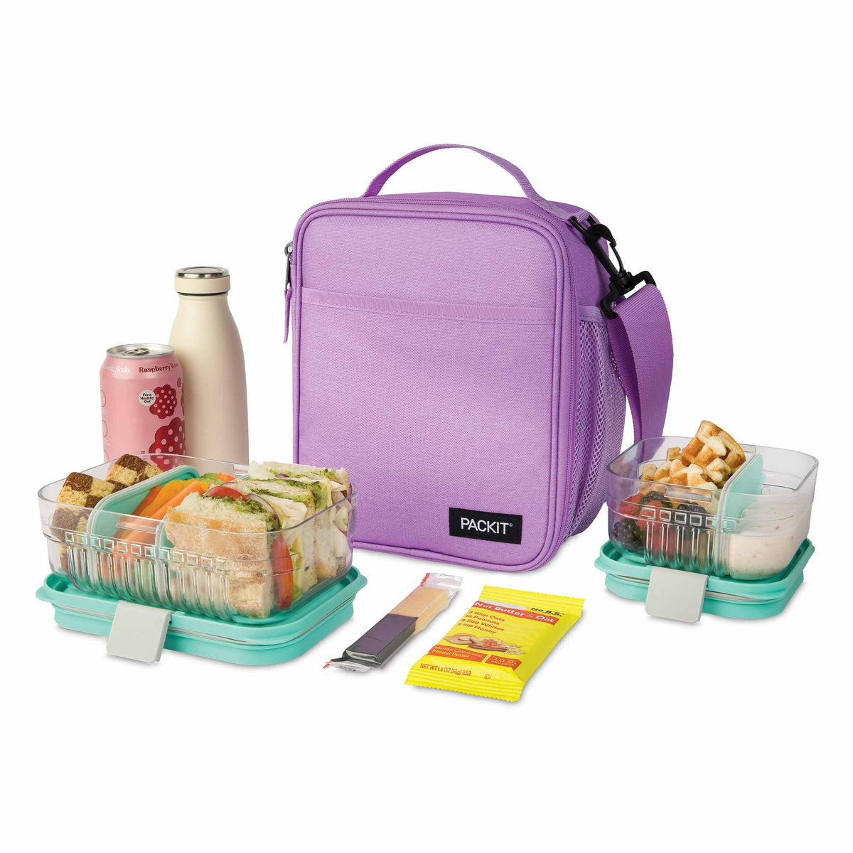 freezable-crossbody-lunch-box-w6 freezable-crossbody-lunch-box-lavender-food-combo.jpg