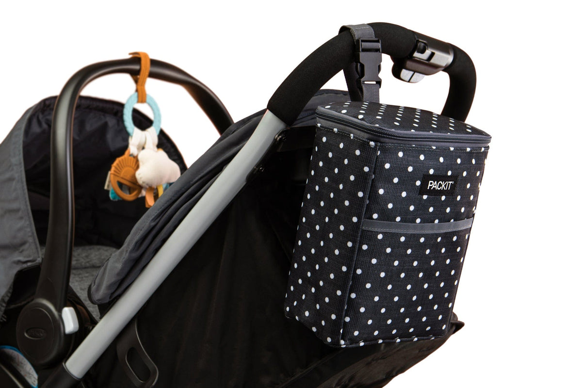 freezable-double-baby-bottle-bag-k3 freezable-double-baby-bottle-bag-polka-dots-lifestyle-stroller.jpg