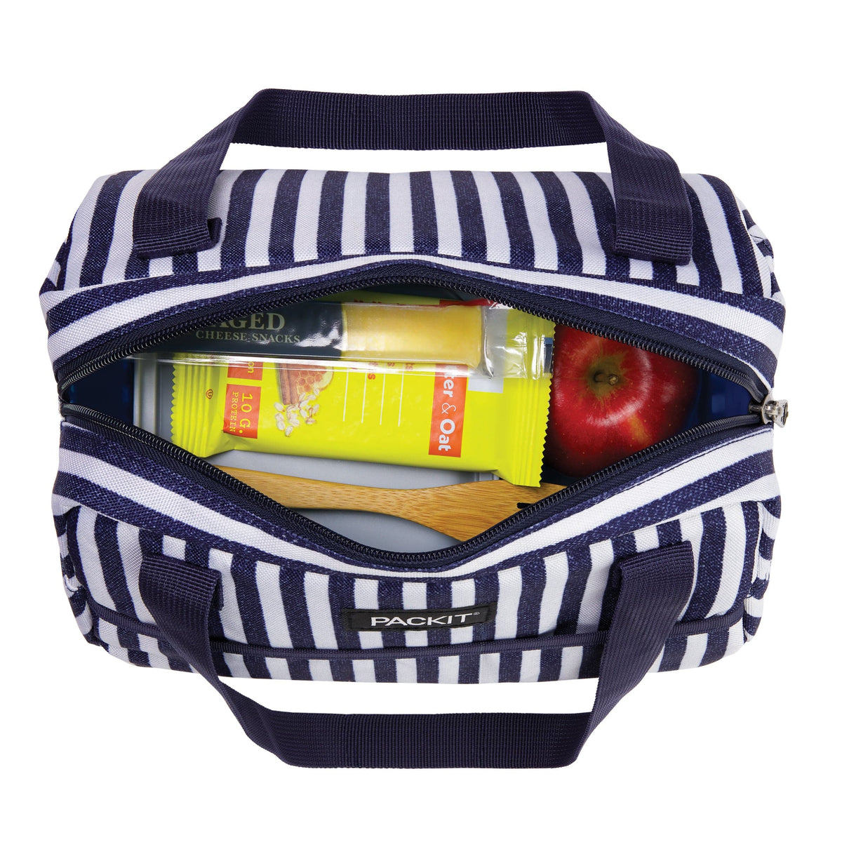 freezable-hampton-lunch-bag-w1 freezable-hampton-lunch-bag-seaside-stripe-top-view.jpg