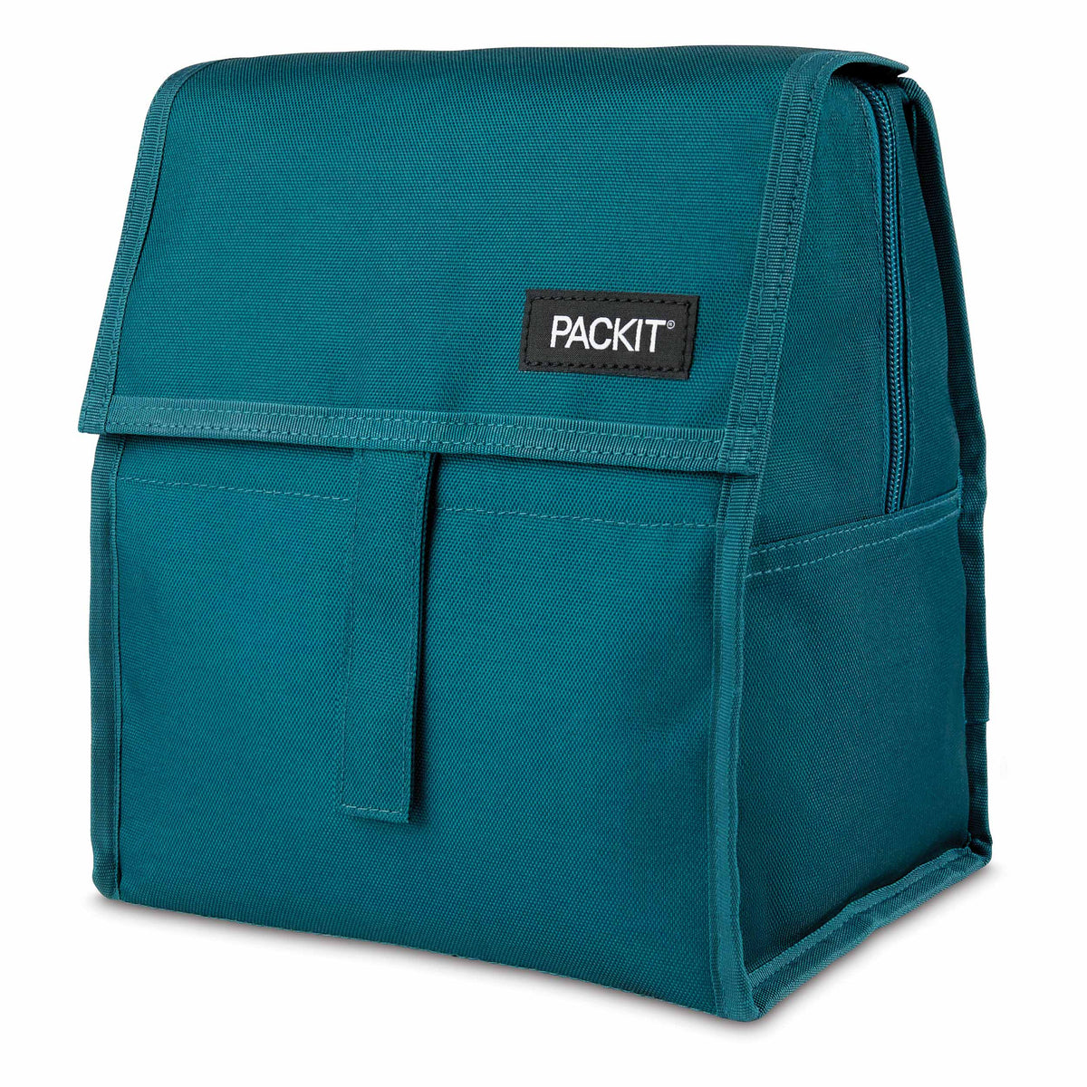 freezable-lunch-bag-k4 freezable-lunch-bag-deep-teal-left-angle.jpg